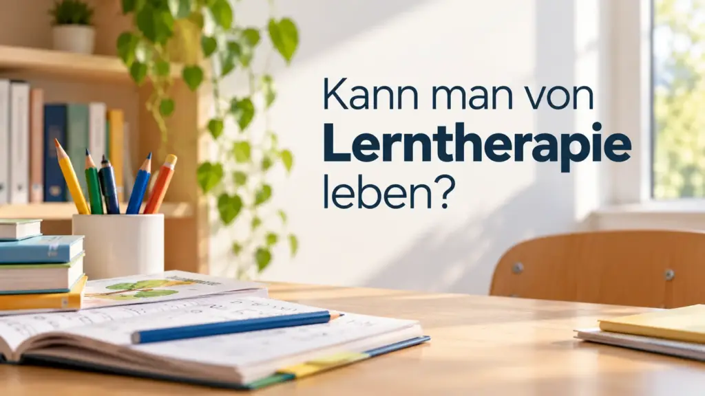 Kann man von Lerntherapie leben? Lerntherapie als Vollzeittätigkeit